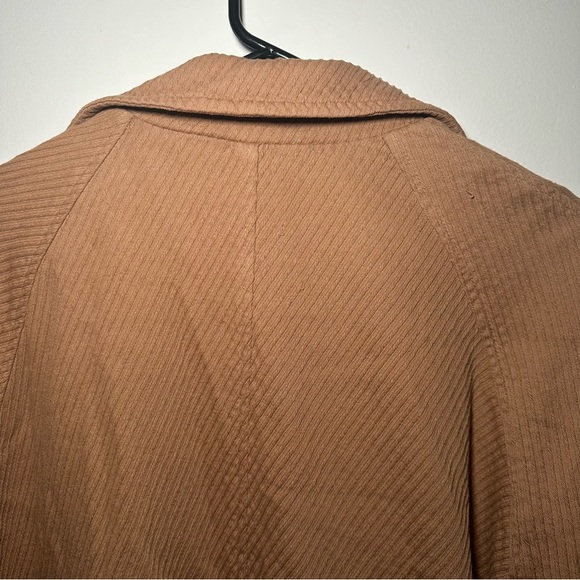 Free People Remi Brown Dolman Sleeve Oversized Utility Barn Coat Shirt Jacket XS - Picture 16 of 16